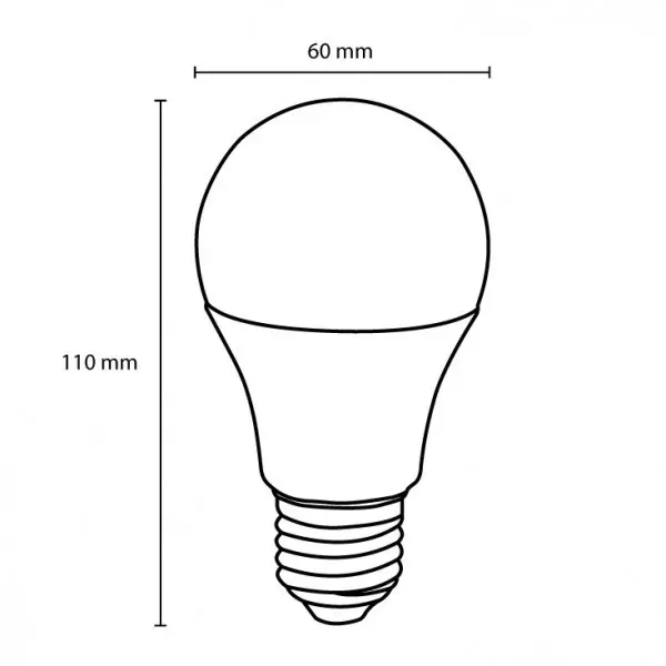 LED sijalica 6W 5000K klasik hladno bela LS-A60-CW-E27/6