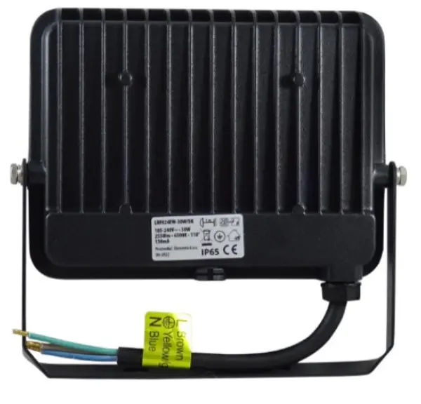 LED reflektor 30W 6500k LRF024EW-30W/BK Crna