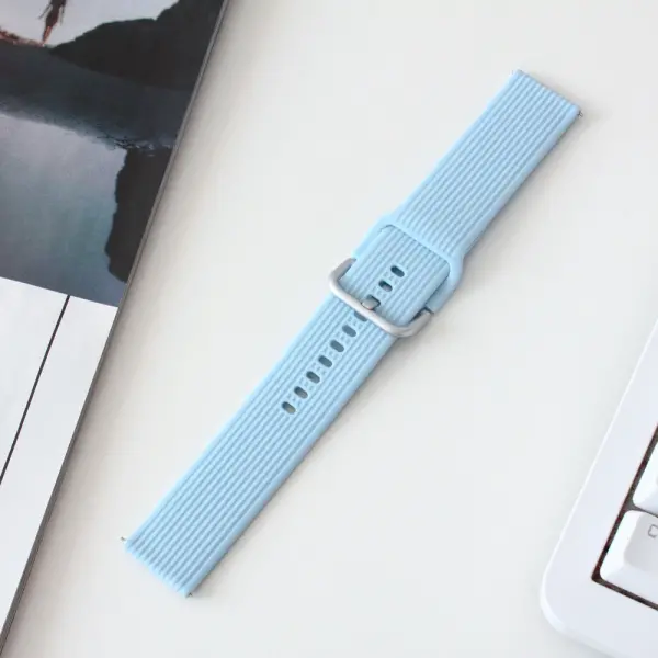 Narukvica Linea za smart watch 22mm svetlo plava