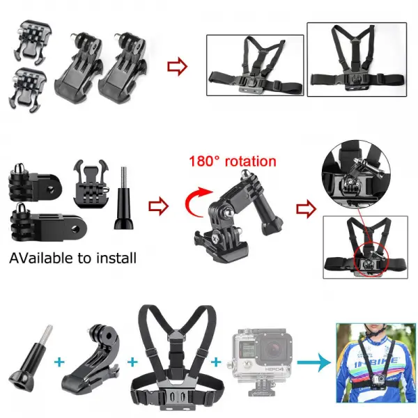 Kit za akcione kamere 120 u 1