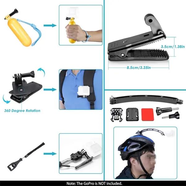 Kit za akcione kamere 50 u 1