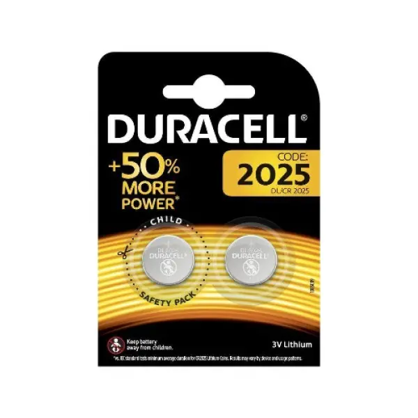 Baterija Duracell Coin LM2025 CR2025 2/1