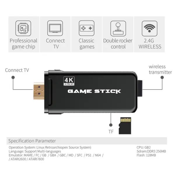 Konzola za igranje 2.4G bezicni gamepad kontroler