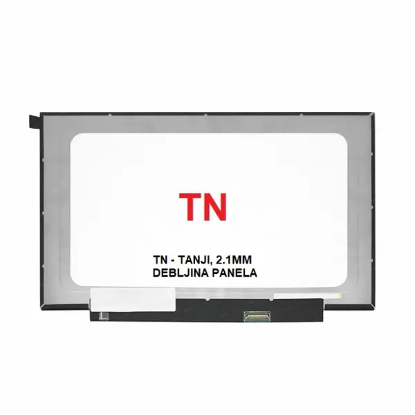 LED Ekran za laptop 14 slim 30pin FULL HD IPS kraci bez kacenja TN