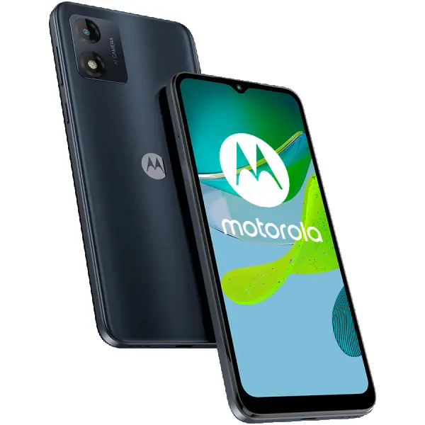MOTOROLA E13 XT2345-3 RS_CB, 6.5'',1600x720px, IPS, Dual Sim, Unisoc T606 Octa-core 2GB64GB, microSD do 1TB, Main 13MP, Front 5MP, GPS, A-GP