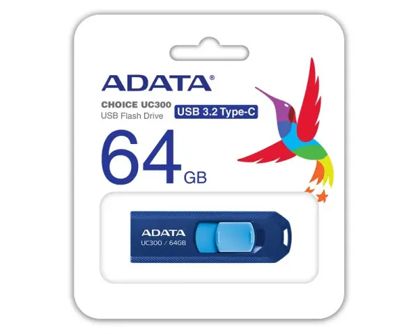 A-DATA 64GB 3.2 ACHO-UC300-64G-RNBBU plavi