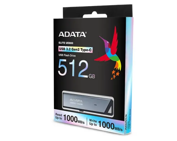A-DATA 512GB 3.2 AELI-UE800-512G-CSG silver