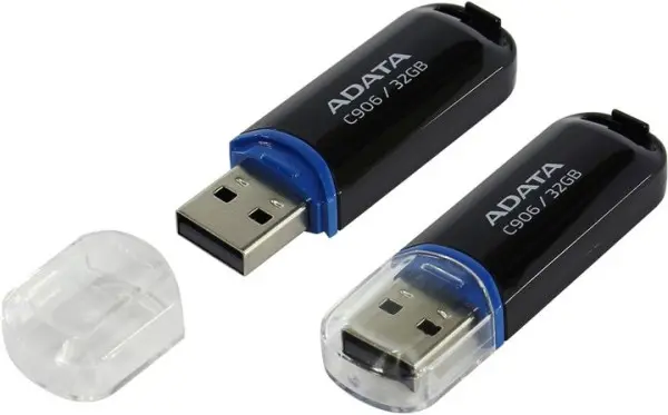 AData USB Fleš 32GB USB 2.0 AC906-32G-RBK crni