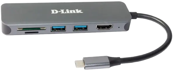 Docking D-Link DUB-2327 6in1 USB-C - HDMIUSB3.0x2CRPD