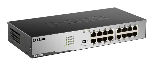 LAN Switch D-Link DGS-1016D 101001000Mbps 16port Gigabit
