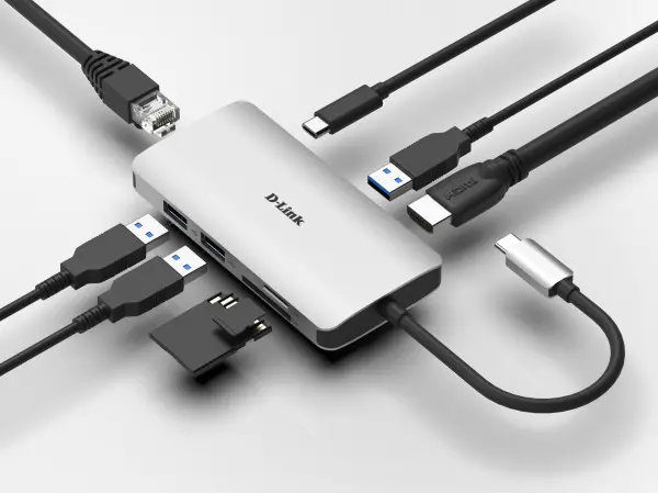 Docking D-Link DUB-M810 8in1 USB-C - HDMIUSB3.0x2CRPDGLAN
