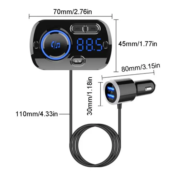 FM transmiter BC49BQ crni