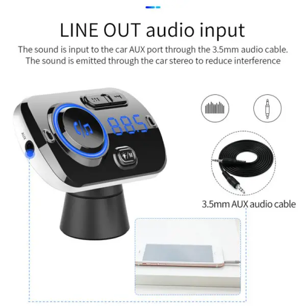 FM transmiter BC49BQ crni