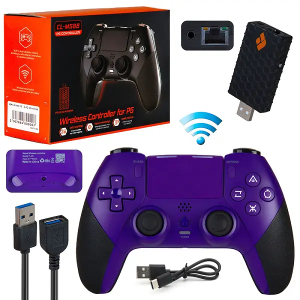 Joypad Elite WIFI za PS5 ljubicasti