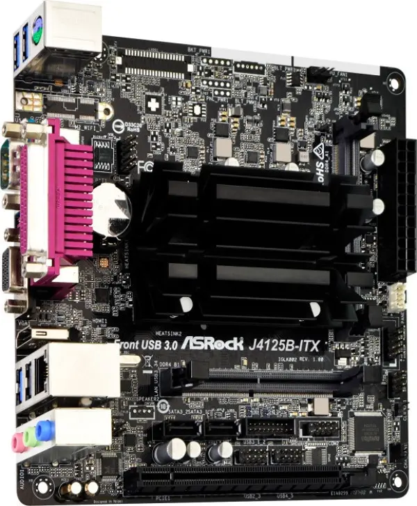MB AsRock J4125B-ITX D-SubHDMIParallelCOM