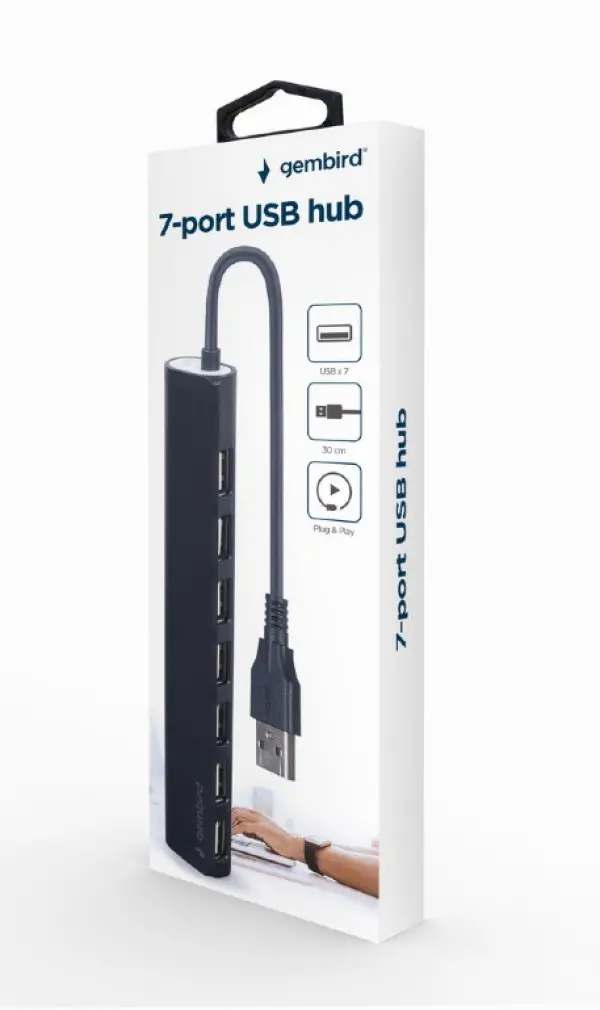 USB HUB 7port Gembird UHB-U2P7-04 USB2.0