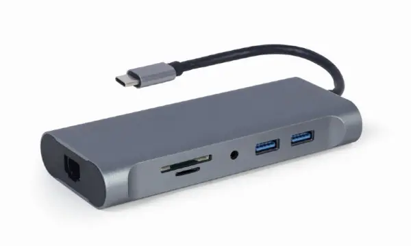 Docking station Cablexpert A-CM-COMBO7-01 USB-C - HDMIVGA3xUSBPDCDGLAN