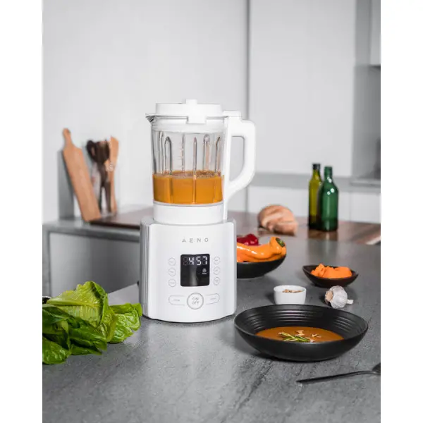 AENO Table Blender-Soupmaker TB1: 800W, 35000 rpm, boiling mode, high borosilicate glass cup, 1.75L, 8 automatic programs, 9 speeds, timer,