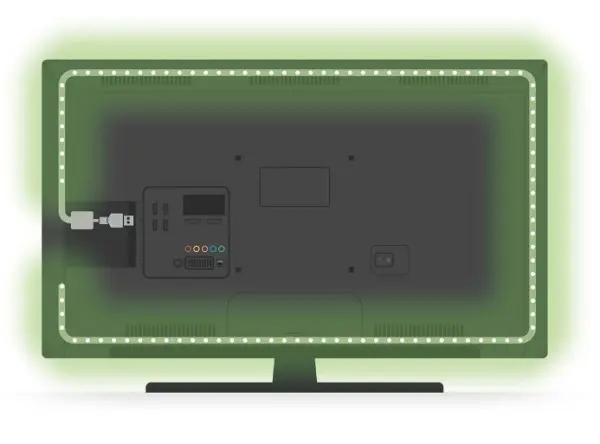 BTLS20RGBW RGB Led traka Bluetooth, Topla bela, SMD, 2m, IP20, 2700K, 380lm, Android/iOS