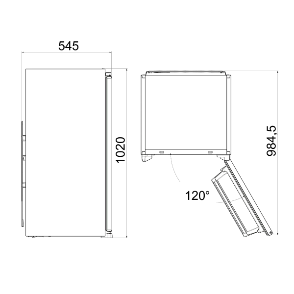 VOX Frizider ugradni IKS 1800 E