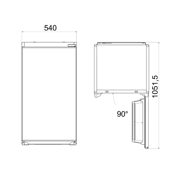 VOX Frizider ugradni IKS 1800 E