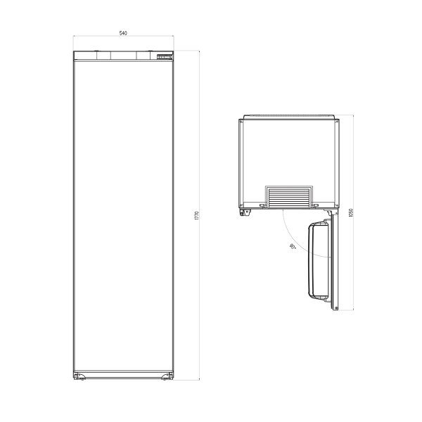 VOX Frizider ugradni IKS 2790 F
