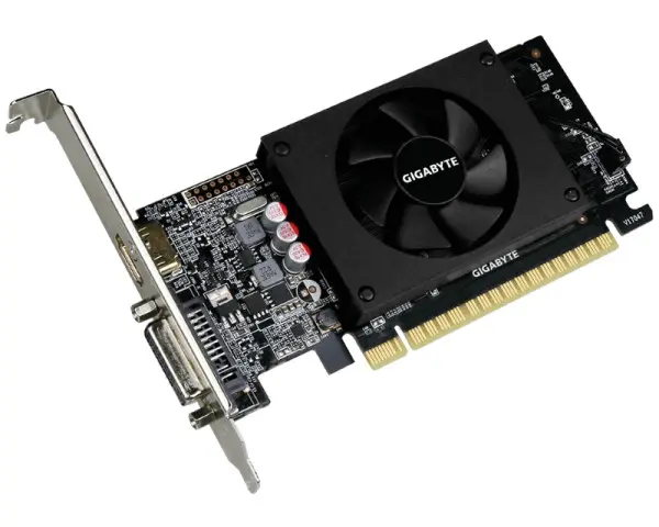 GIGABYTE nVidia GeForce GT 710 2GB 64bit GV-N710D5-2GL rev 1.0