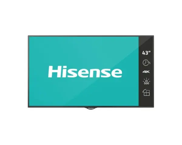 HISENSE 43'' 43B4E31T 4K UHD Digital Signage Display - 187 Operation