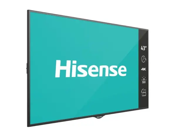 HISENSE 43'' 43BM66AE 4K UHD Digital Signage Display - 247 Operation