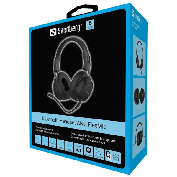 Bluetooth slušalice Sandberg ANC FlexMic 126-36
