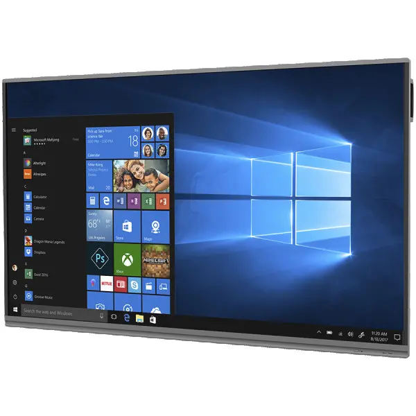 Prestigio Solutions MultiBoard (Monoblock) 65'' Prime Series: UHD 3840x2160, Dual OS PC: 8GB RAM  256GB SSD  independent graphic, IR 20 TP, 