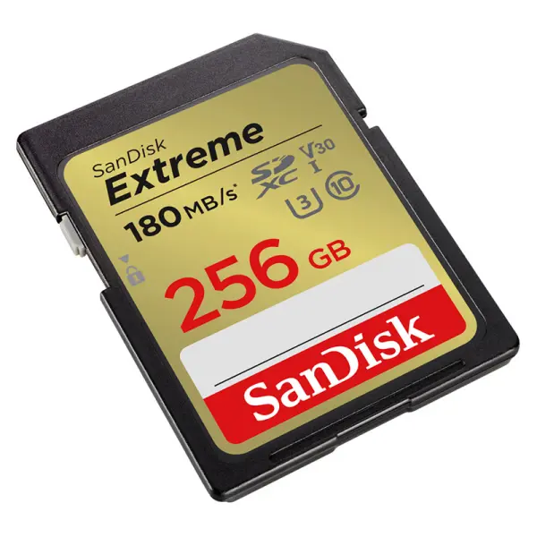 Mem.Kartica SanDisk SDXC 256GB Extreme, 180MB/s UHS-I Class 10 U3 V30