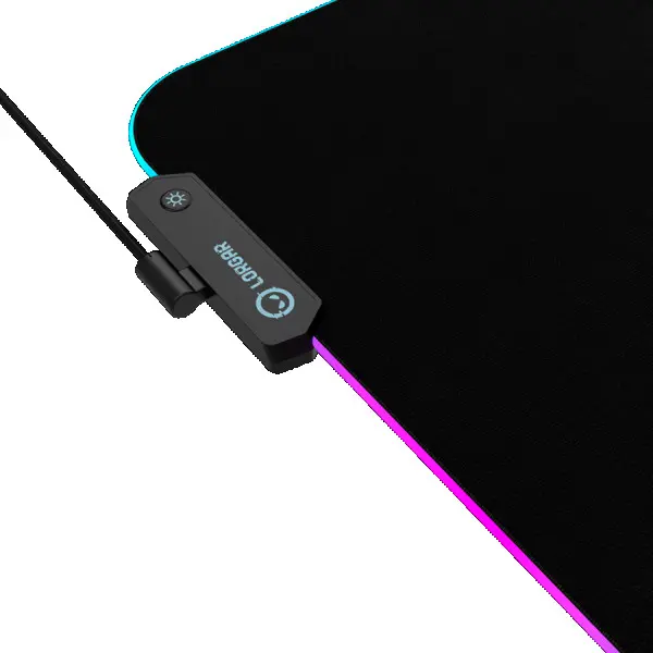 Lorgar Steller 919, Gaming mouse pad, High-speed surface, anti-slip rubber base, RGB backlight, USB connection, Lorgar WP Gameware support,