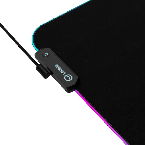 Lorgar Steller 913, Gaming mouse pad, High-speed surface, anti-slip rubber base, RGB backlight, USB connection, Lorgar WP Gameware support,