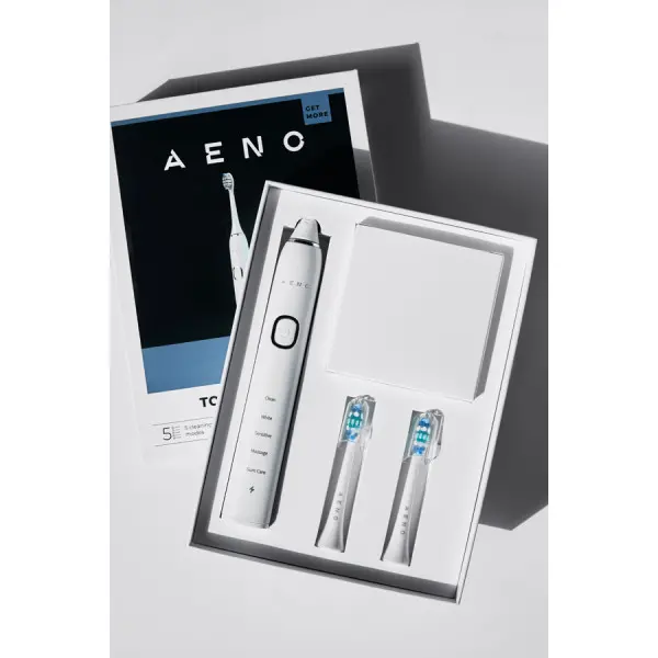 AENO Sonic Electric Toothbrush DB5: White, 5 modes, wireless charging, 46000rpm, 40 days without charging, IPX7 ( ADB0005 ) 