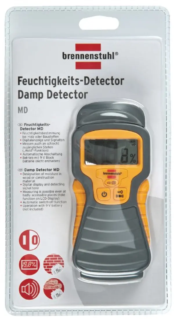 BN-1298680 Merac vlage za drvo, zidove, gradevinski materijal sa LCD ekranom