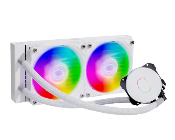COOLER MASTER MasterLiquid ML240L ARGB V2 White vodeno hlađenje belo (MLW-D24M-A18PW-RW)