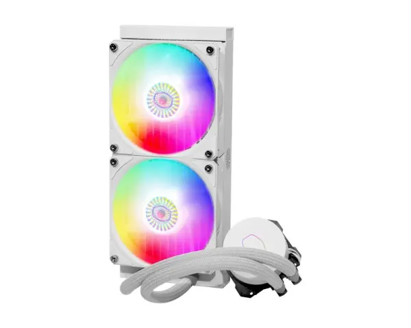 COOLER MASTER MasterLiquid ML240L ARGB V2 White vodeno hlađenje belo (MLW-D24M-A18PW-RW)