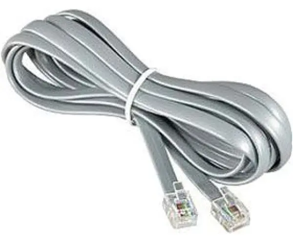x-TC6P4C-2M Gembird Telefonski kabl 2m White