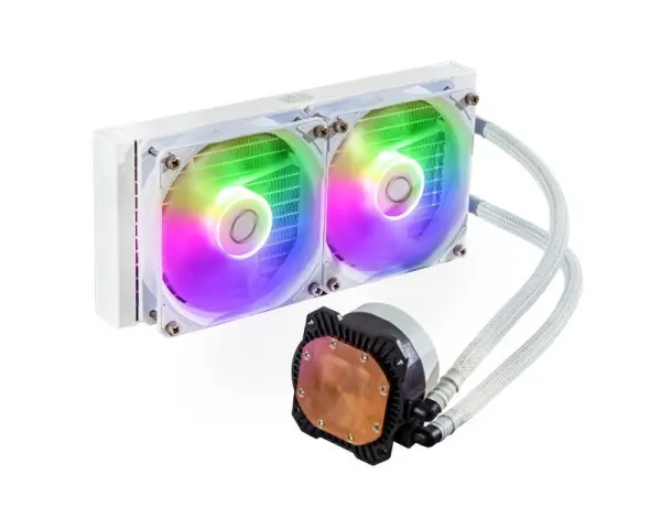 COOLER MASTER MasterLiquid 240L Core ARGB White vodeno hlađenje belo (MLW-D24M-A18PZ-RW)