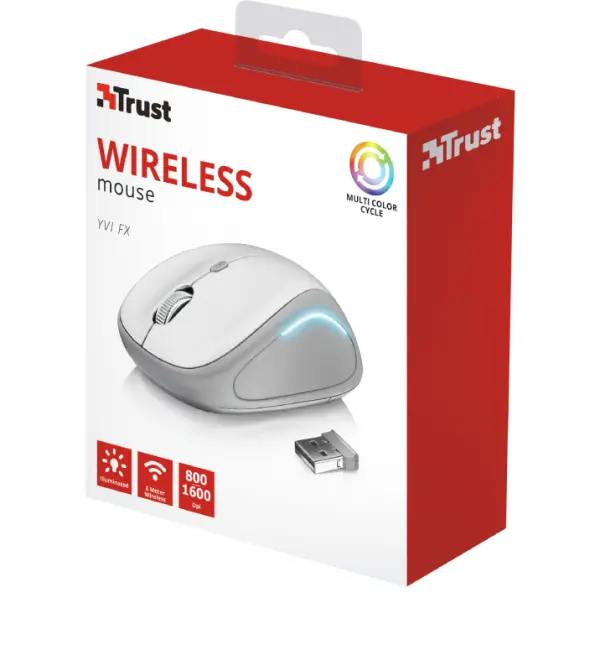 Miš TRUST Yvi FX bežični1600dpibela' ( '22335' ) 