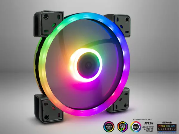 Kuler za PC InterTech Fan Argus RS-141 14cm ventilatorRGB' ( '88885539' ) 