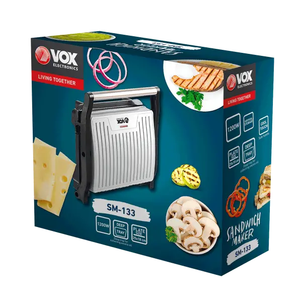 Aparat za sendviče Vox SM133 snaga 1500W