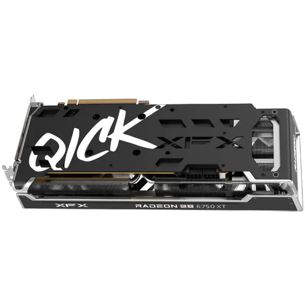 XFX AMD Video Card Radeon RX-6750XT Quick 12GB GDDR6 192bit, 2600MHz  16Gbps, 3xDP, 1x HDMI, 3 fan, 2.6 slot ( RX-675XYJFDP ) 