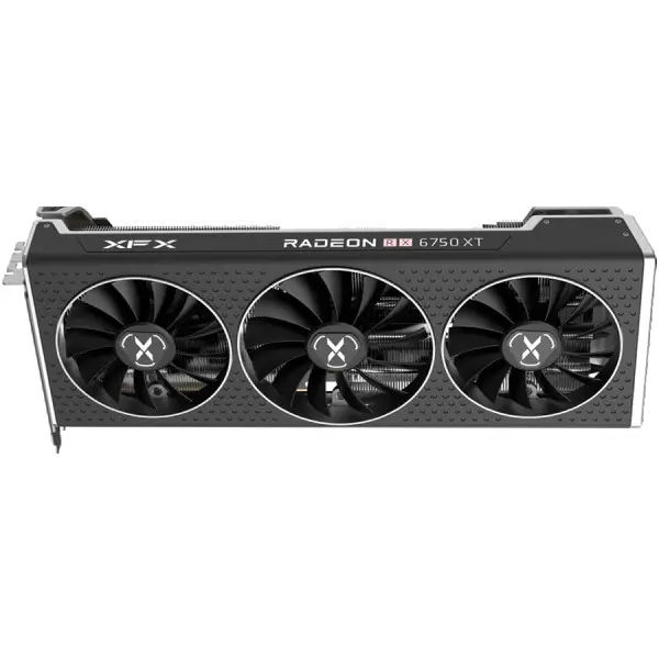 XFX AMD Video Card Radeon RX-6750XT Quick 12GB GDDR6 192bit, 2600MHz  16Gbps, 3xDP, 1x HDMI, 3 fan, 2.6 slot ( RX-675XYJFDP ) 