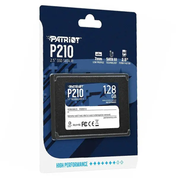 SSD 2.5 SATA3 128GB Patriot P210 450MBs430MBs P210S128G25