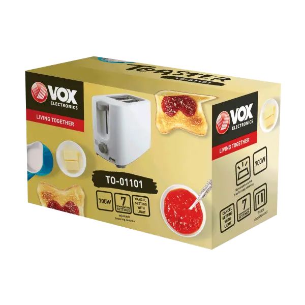 Toster VOX TO01101 snaga 700W