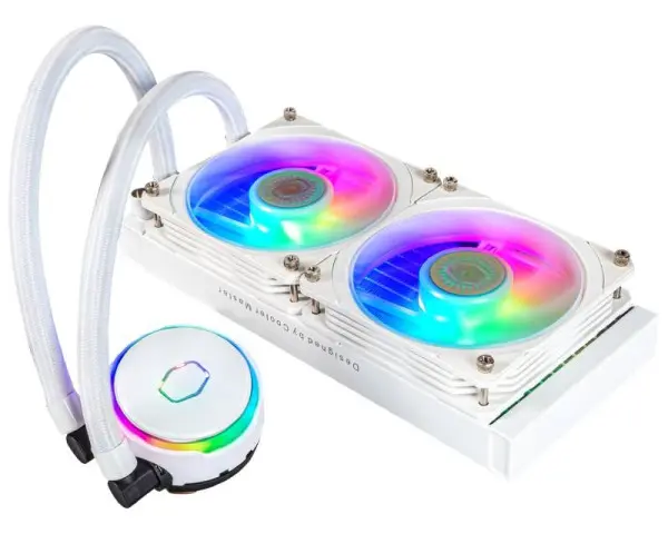 COOLER MASTER MasterLiquid PL240 FLUX White Edition vodeno hlađenje belo (MLY-D24M-A23PZ-RW)