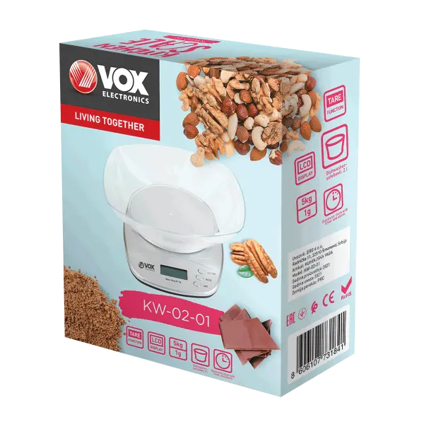 Kuhinjska vaga Vox KW0201