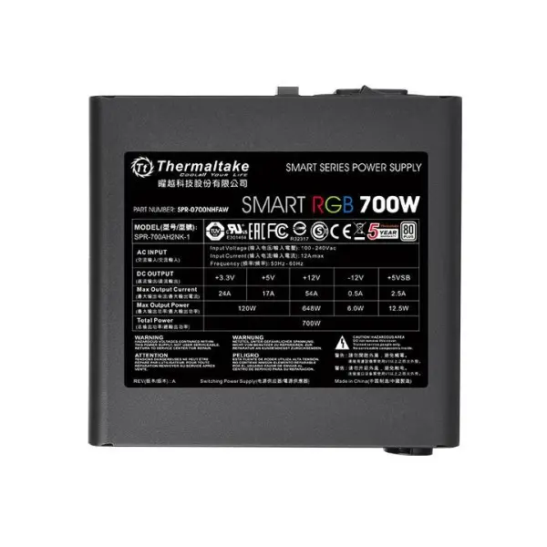 NAPAJANJE 700W THERMALTAKE SMART RGB, 5Y